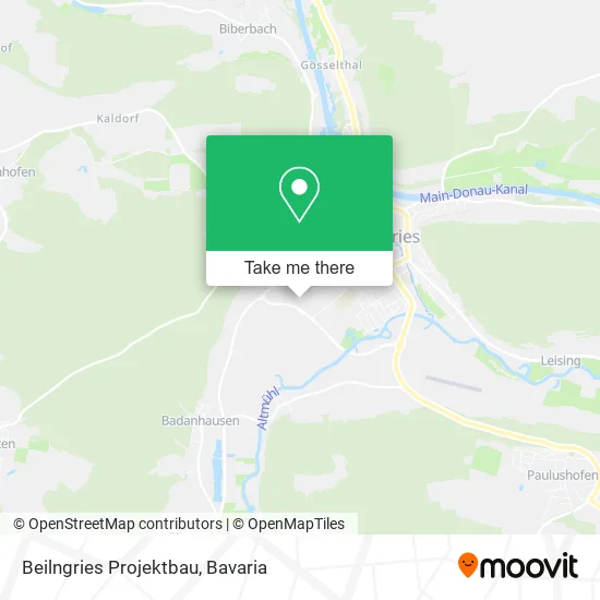 Карта Beilngries Projektbau