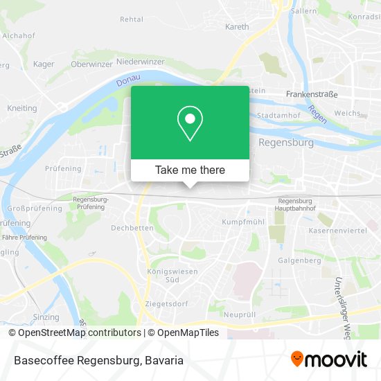 Basecoffee Regensburg map