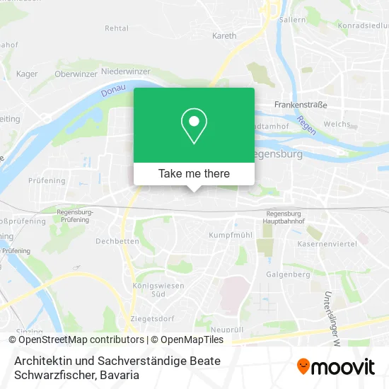 Карта Architektin und Sachverständige Beate Schwarzfischer