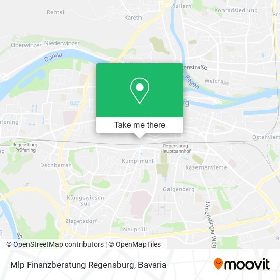 Mlp Finanzberatung Regensburg map