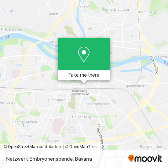 Карта Netzwerk Embryonenspende
