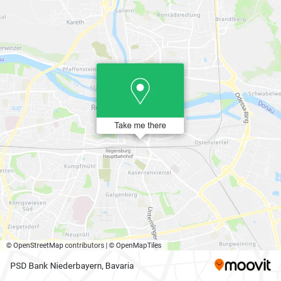 Карта PSD Bank Niederbayern