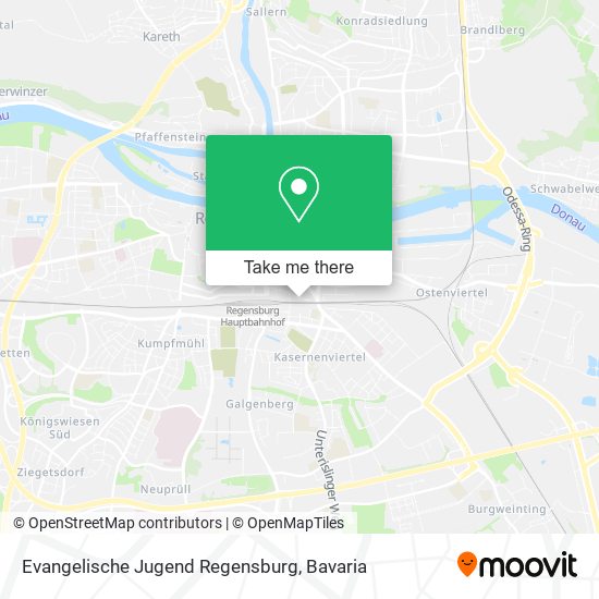 Evangelische Jugend Regensburg map