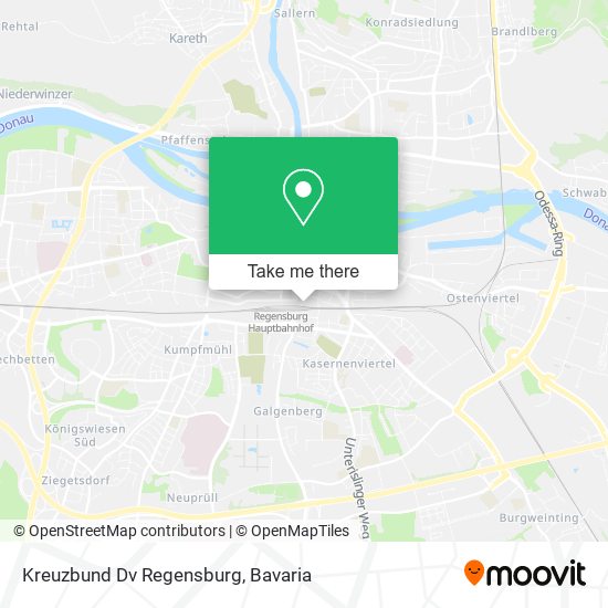 Kreuzbund Dv Regensburg map