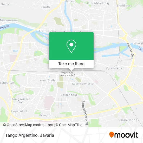 Карта Tango Argentino