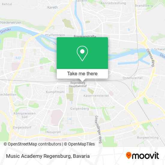 Music Academy Regensburg map