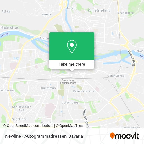 Newline - Autogrammadressen map