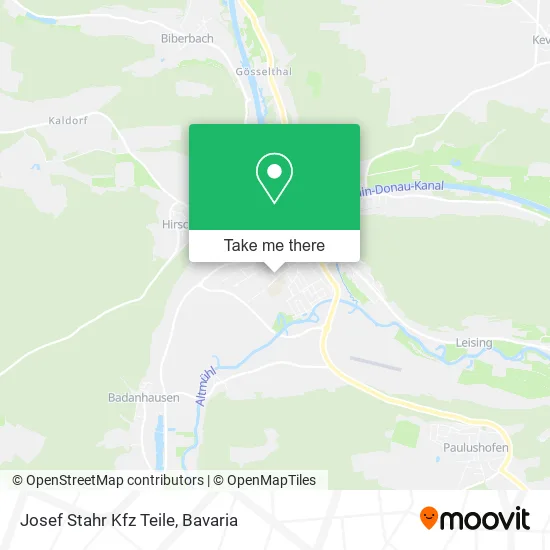 Карта Josef Stahr Kfz Teile