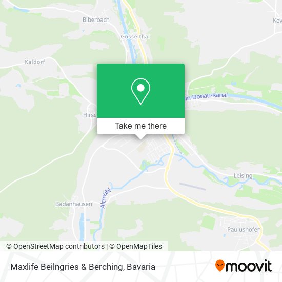 Maxlife Beilngries & Berching map