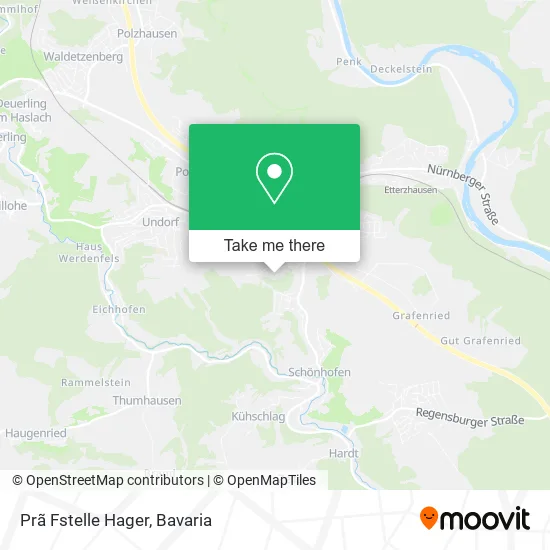 Карта Prã Fstelle Hager