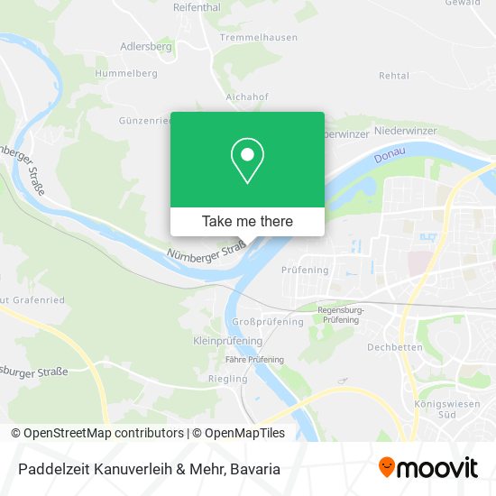 Paddelzeit Kanuverleih & Mehr map