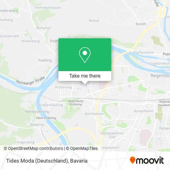 Карта Tides Moda (Deutschland)
