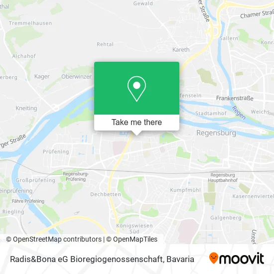 Карта Radis&Bona eG Bioregiogenossenschaft