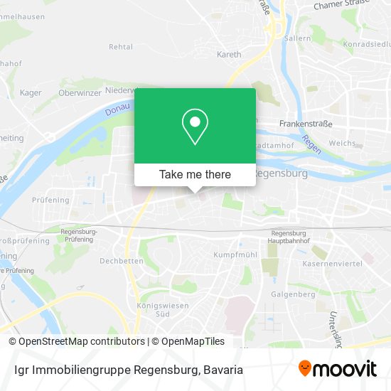 Карта Igr Immobiliengruppe Regensburg