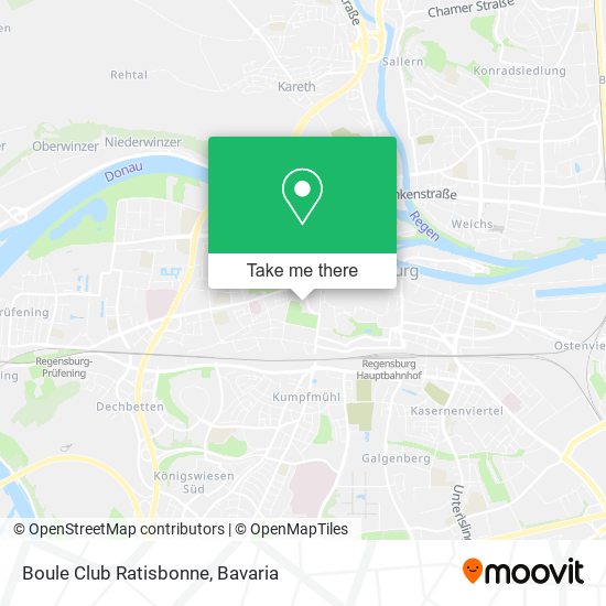 Boule Club Ratisbonne map