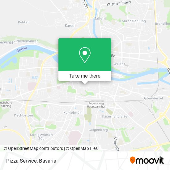 Pizza Service map