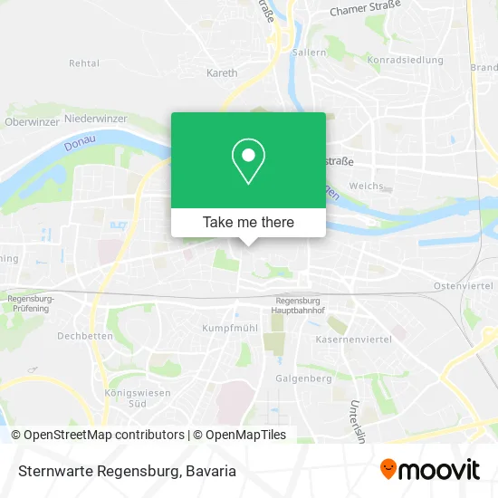 Карта Sternwarte Regensburg