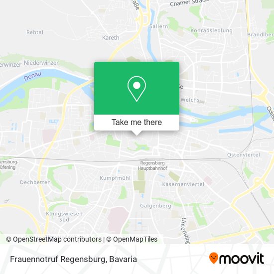 Frauennotruf Regensburg map