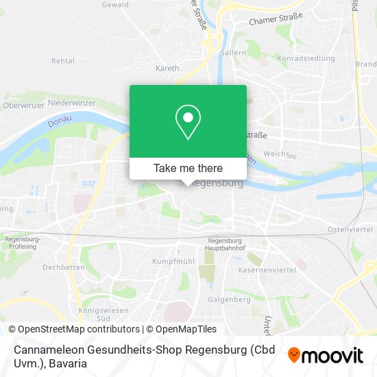 Cannameleon Gesundheits-Shop Regensburg (Cbd Uvm.) map