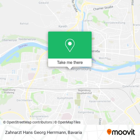 Zahnarzt Hans Georg Herrmann map