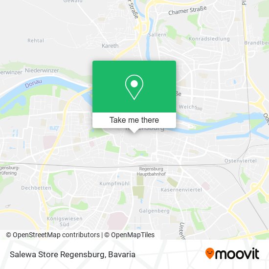 Salewa Store Regensburg map