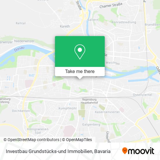 Investbau Grundstücks-und Immobilien map