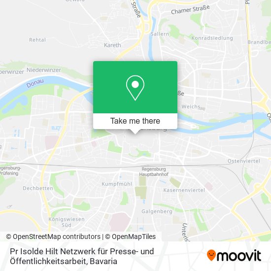 Pr Isolde Hilt Netzwerk für Presse- und Öffentlichkeitsarbeit map