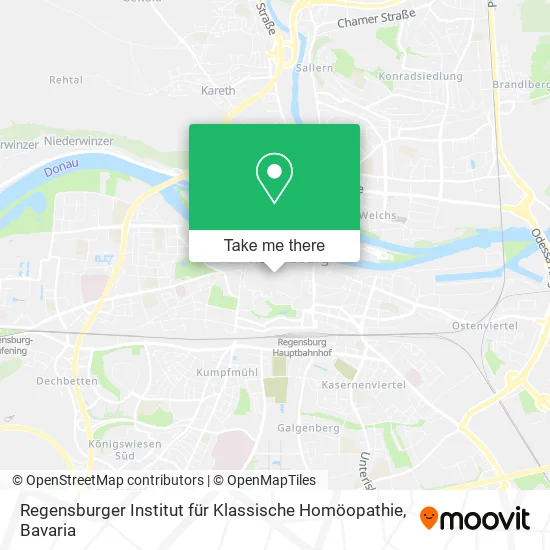 Карта Regensburger Institut für Klassische Homöopathie