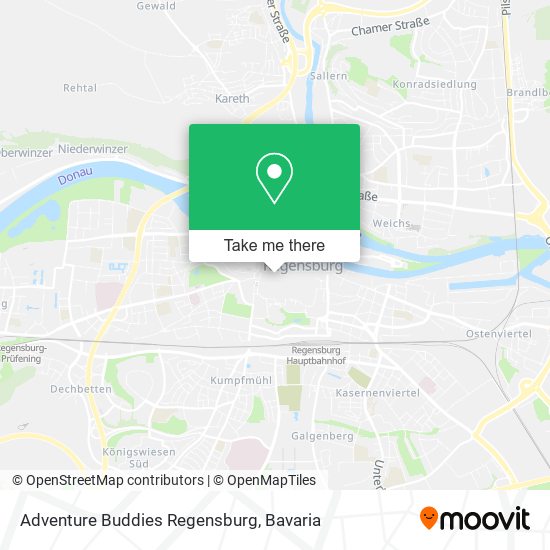 Adventure Buddies Regensburg map