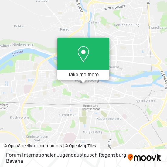 Forum Internationaler Jugendaustausch Regensburg map