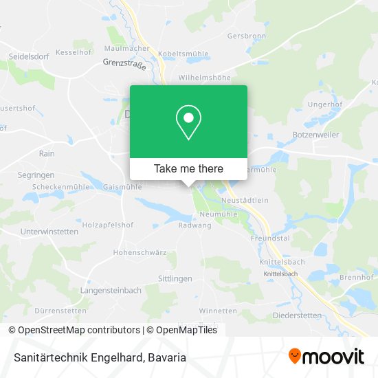 Sanitärtechnik Engelhard map