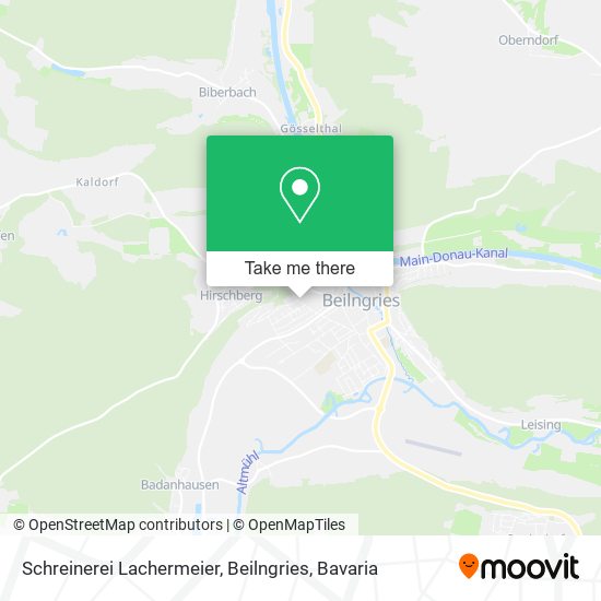 Schreinerei Lachermeier, Beilngries map
