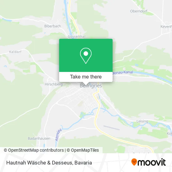 Hautnah Wäsche & Desseus map