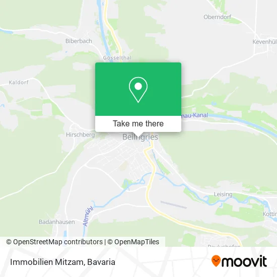 Immobilien Mitzam map