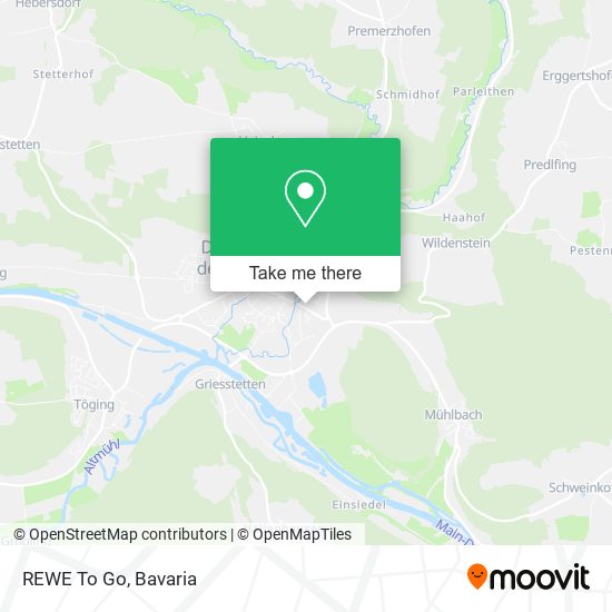 REWE To Go map