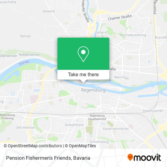 Pension Fishermen's Friends map