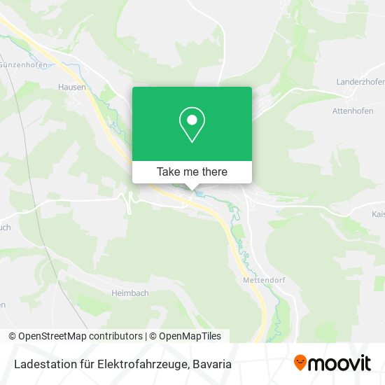 Ladestation für Elektrofahrzeuge map