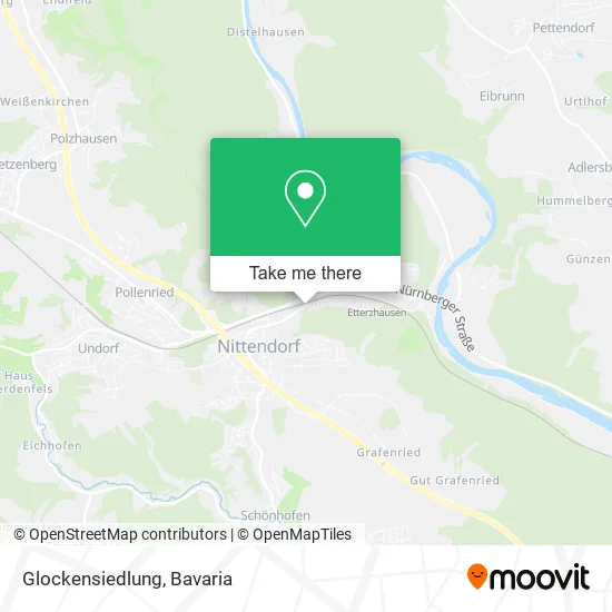 Карта Glockensiedlung