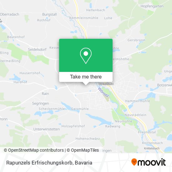 Rapunzels Erfrischungskorb map
