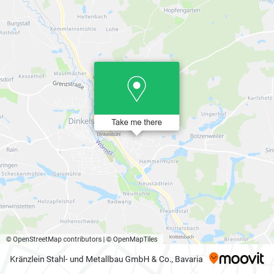 Kränzlein Stahl- und Metallbau GmbH & Co. map