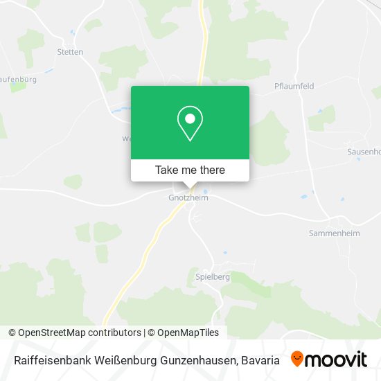 Raiffeisenbank Weißenburg Gunzenhausen map