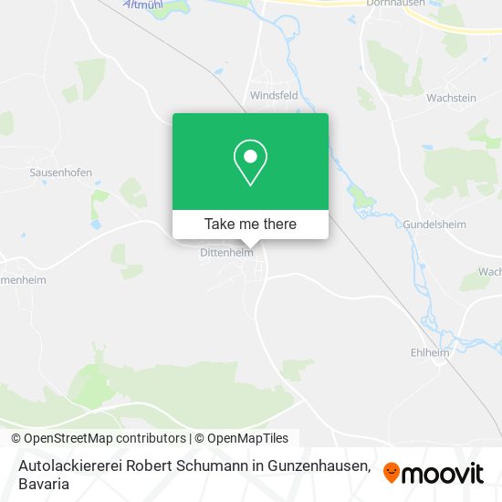 Autolackiererei Robert Schumann in Gunzenhausen map