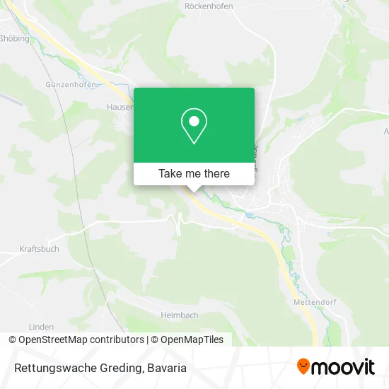 Карта Rettungswache Greding