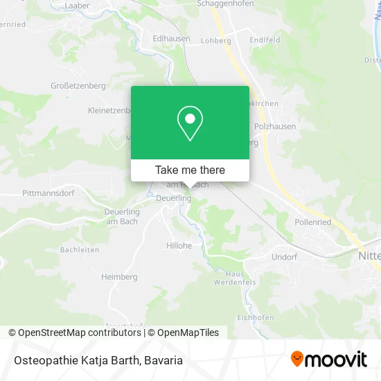 Карта Osteopathie Katja Barth