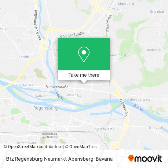 Bfz Regensburg Neumarkt Abensberg map