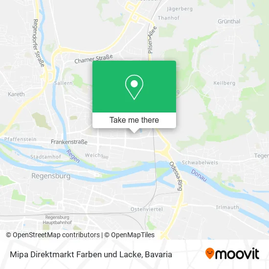 Карта Mipa Direktmarkt Farben und Lacke