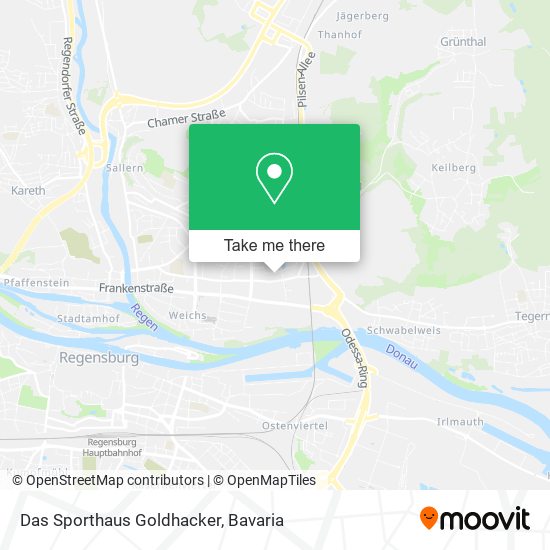 Карта Das Sporthaus Goldhacker
