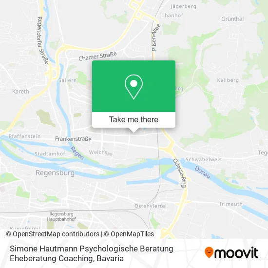 Карта Simone Hautmann Psychologische Beratung Eheberatung Coaching