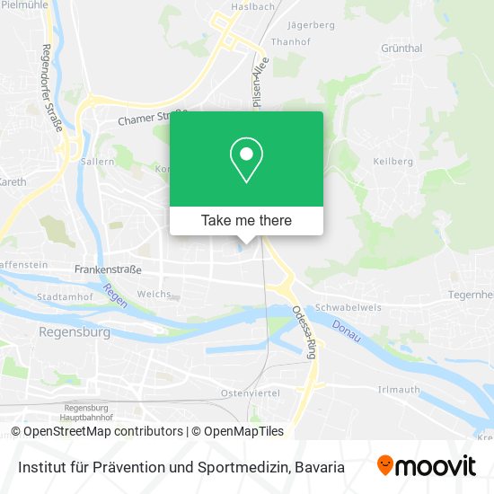 Institut für Prävention und Sportmedizin map