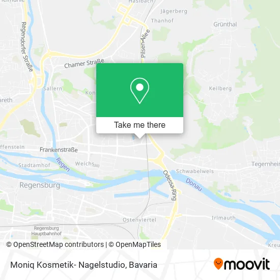 Карта Moniq Kosmetik- Nagelstudio